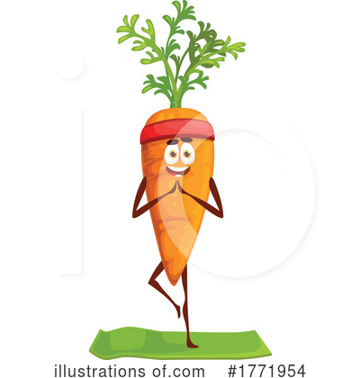 Carrot Clipart #1771954 by Vector Tradition SM