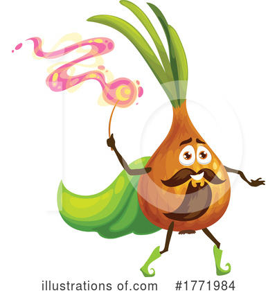 Yellow Onion Clipart #1771984 by Vector Tradition SM