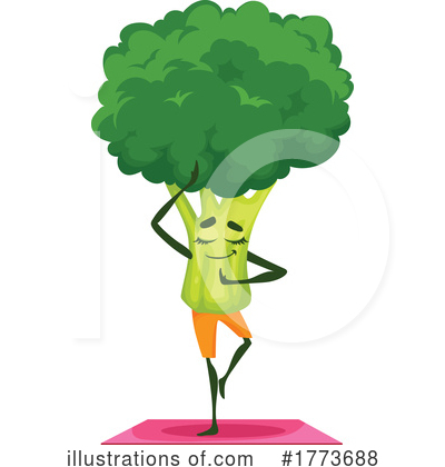 Broccoli Clipart #1773688 by Vector Tradition SM