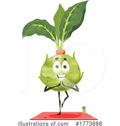 Kohlrabi Clipart #1773888 by Vector Tradition SM