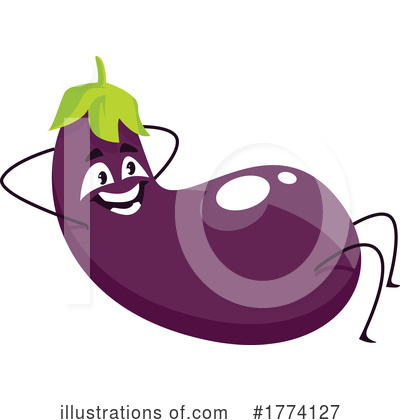 Eggplant Clipart #1774127 by Vector Tradition SM
