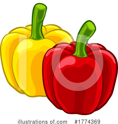 Red Bell Pepper Clipart #1774369 by AtStockIllustration