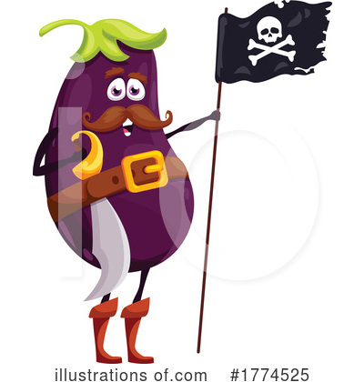 Eggplant Clipart #1774525 by Vector Tradition SM