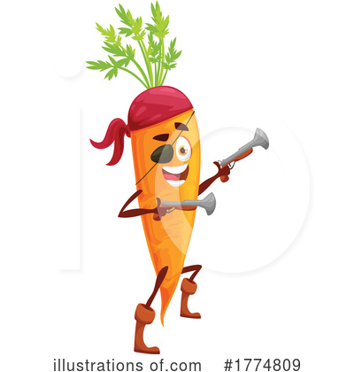 Carrot Clipart #1774809 by Vector Tradition SM