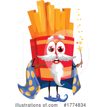 French Fries Clipart #1774834 by Vector Tradition SM