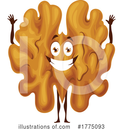 Walnut Clipart #1775093 by Vector Tradition SM