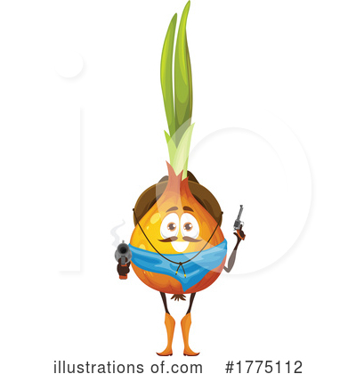 Yellow Onion Clipart #1775112 by Vector Tradition SM