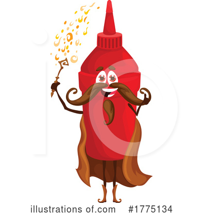 Ketchup Clipart #1775134 by Vector Tradition SM