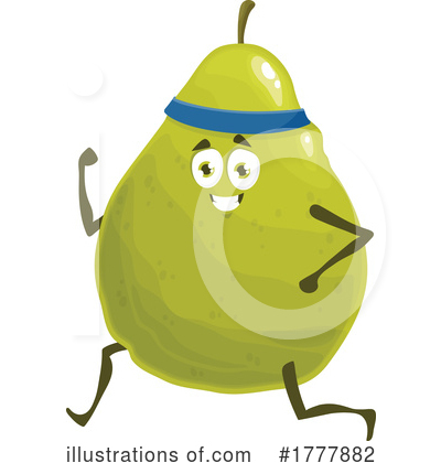 Pear Clipart #1777882 by Vector Tradition SM