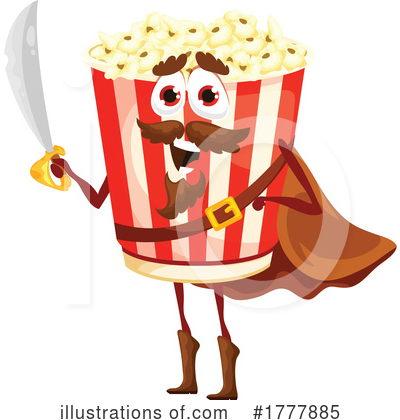 Popcorn Clipart #1777885 by Vector Tradition SM