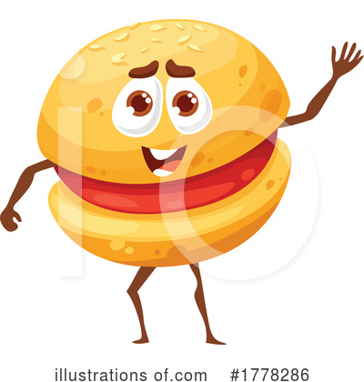 Burger Clipart #1778286 by Vector Tradition SM
