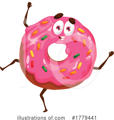 Donut Clipart #1779441 by Vector Tradition SM