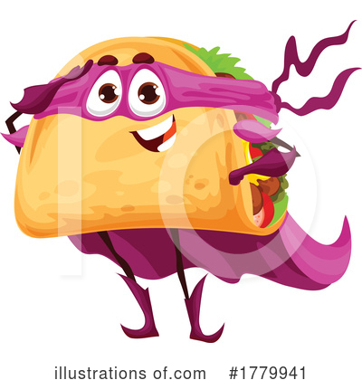 Taco Clipart #1779941 by Vector Tradition SM
