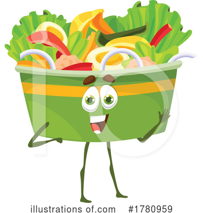 Salad Clipart #1780959 by Vector Tradition SM