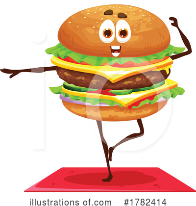 Hamburger Clipart #1782414 by Vector Tradition SM