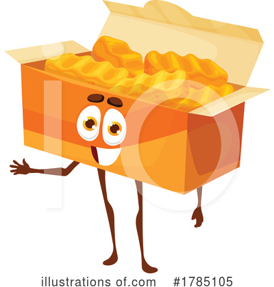 Fries Clipart #1785105 by Vector Tradition SM