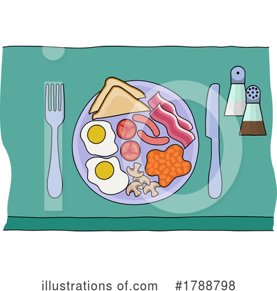 Plate Clipart #1788798 by AtStockIllustration