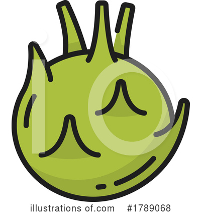 Kohlrabi Clipart #1789068 by Vector Tradition SM