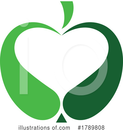 Green Apple Clipart #1789808 by Vector Tradition SM