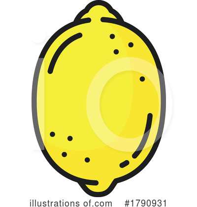 Lemon Clipart #1790931 by Vector Tradition SM