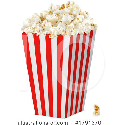Popcorn Clipart #1791370 by Vector Tradition SM