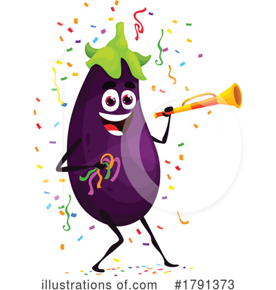 Eggplant Clipart #1791373 by Vector Tradition SM
