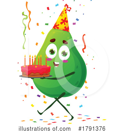 Birthday Cake Clipart #1791376 by Vector Tradition SM