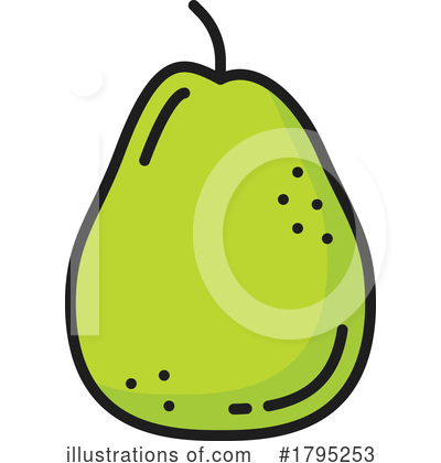 Pear Clipart #1795253 by Vector Tradition SM