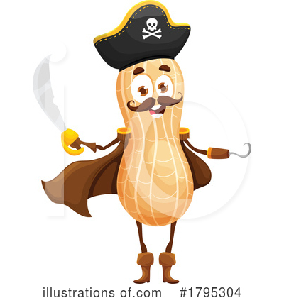 Peanut Clipart #1795304 by Vector Tradition SM