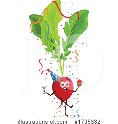 Radish Clipart #1795332 by Vector Tradition SM