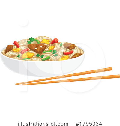 Noodles Clipart #1795334 by Vector Tradition SM