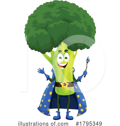 Broccoli Clipart #1795349 by Vector Tradition SM