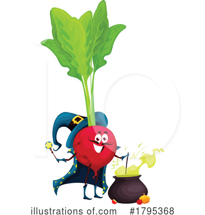 Radish Clipart #1795368 by Vector Tradition SM