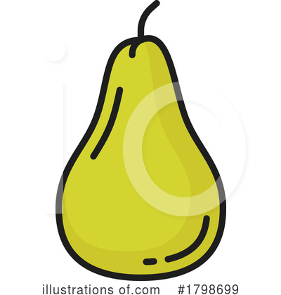 Pear Clipart #1798699 by Vector Tradition SM