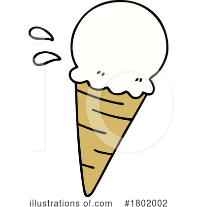 Ice Cream Cone Clipart #1802002 by lineartestpilot