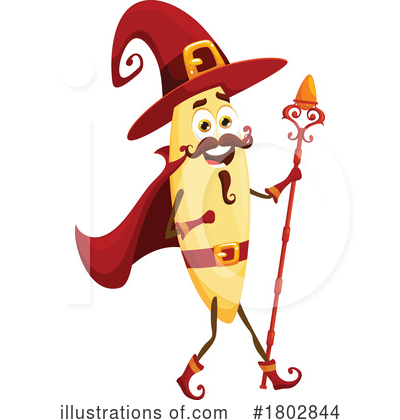 Wizard Clipart #1802844 by Vector Tradition SM