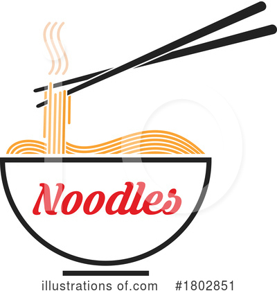 Noodles Clipart #1802851 by Vector Tradition SM