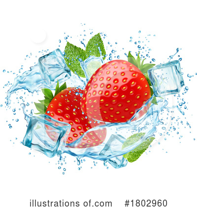 Strawberry Clipart #1802960 by Vector Tradition SM