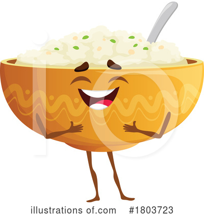 Oatmeal Clipart #1803723 by Vector Tradition SM