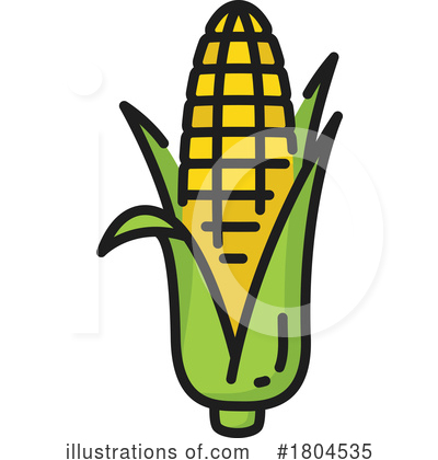 Corn Clipart #1804535 by Vector Tradition SM