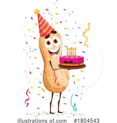 Birthday Cake Clipart #1804543 by Vector Tradition SM