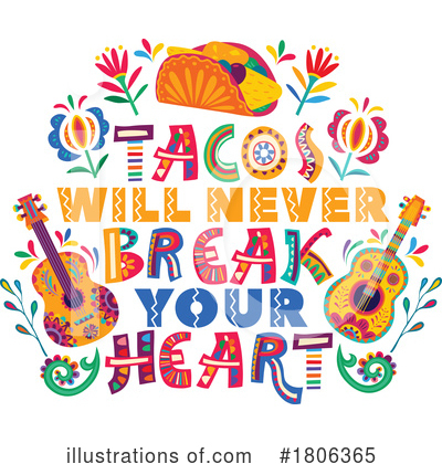 Taco Clipart #1806365 by Vector Tradition SM