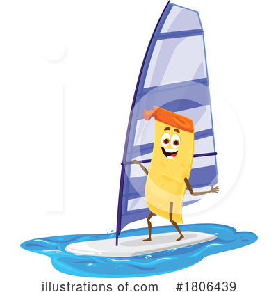 Windsurfing Clipart #1806439 by Vector Tradition SM