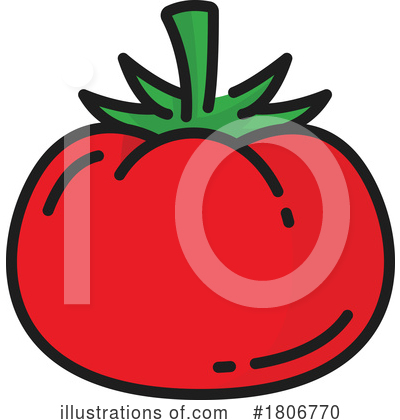Tomato Clipart #1806770 by Vector Tradition SM