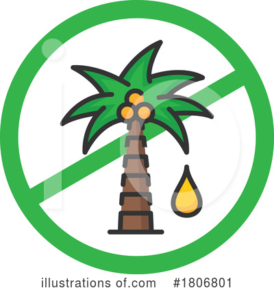 Palm Tree Clipart #1806801 by Vector Tradition SM