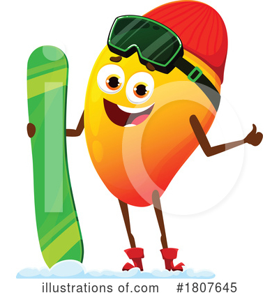 Snowboard Clipart #1807645 by Vector Tradition SM