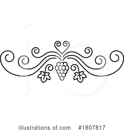 Grape Vine Clipart #1807817 by Vector Tradition SM