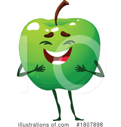 Green Apple Clipart #1807898 by Vector Tradition SM