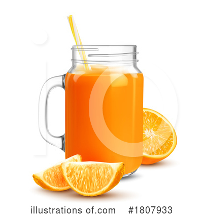 Orange Juice Clipart #1807933 by Vector Tradition SM