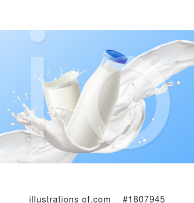 Milk Clipart #1807945 by Vector Tradition SM